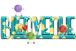 Gif animé bienvenue smiley